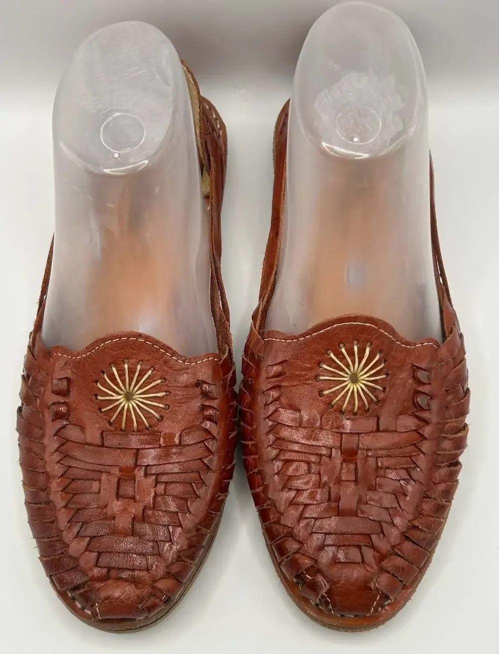 Aidi Primavera Handmade Mexican Leather Woven Huarache Sandals